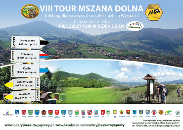 plakat VIII Tour Mszana Dolna