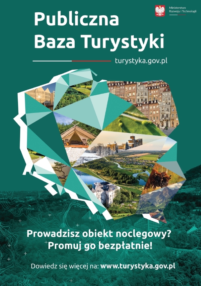 plakat Polska Baza Turystyczna