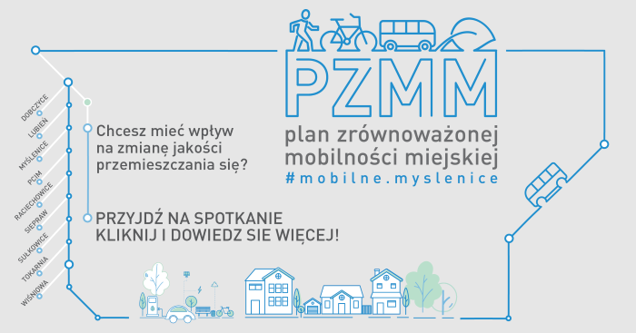 ilustracja Plan Zrównoważonej Mobilności Miejskiej