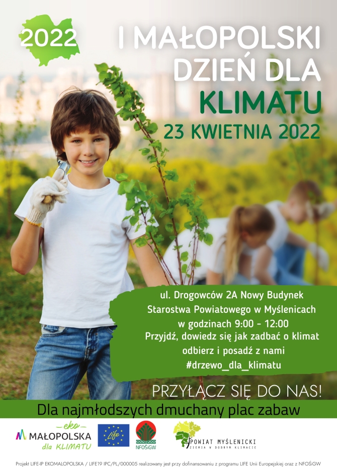 plakat I Małopolski Dzień dla Klimatu