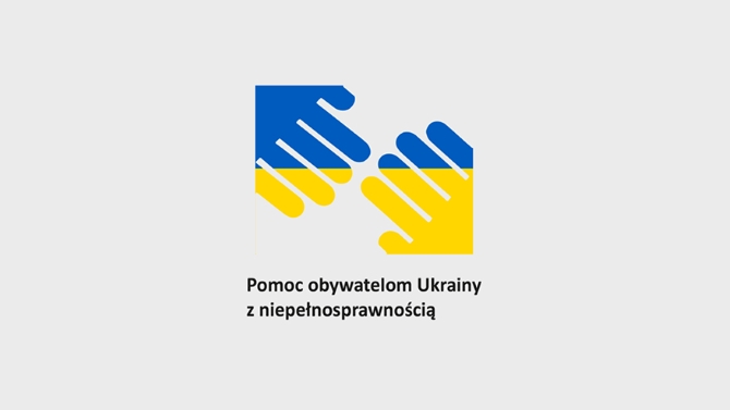 logo programu pomoc niepełnosprawnym z Ukrainy