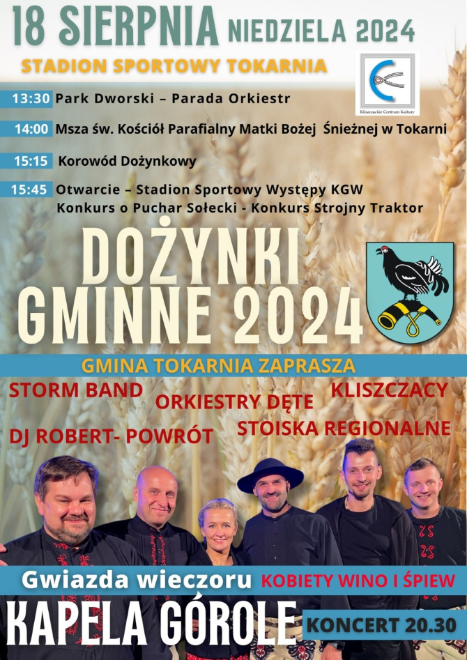 Plakat Dożynki Gminne 2024