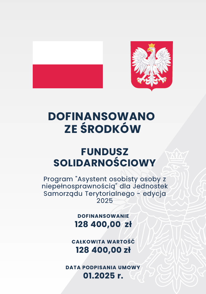 plakat projektu Asystent osobisty osoby z niepełnosprawnością - edycja 2025